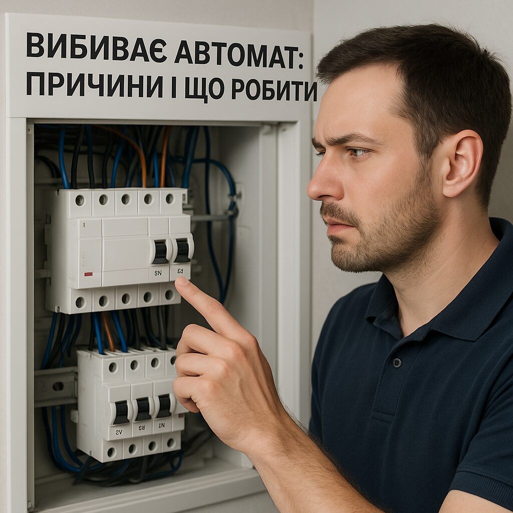 Вибиває автомат причини