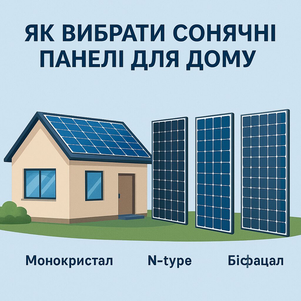 Як вибрати сонячні панелі для дому