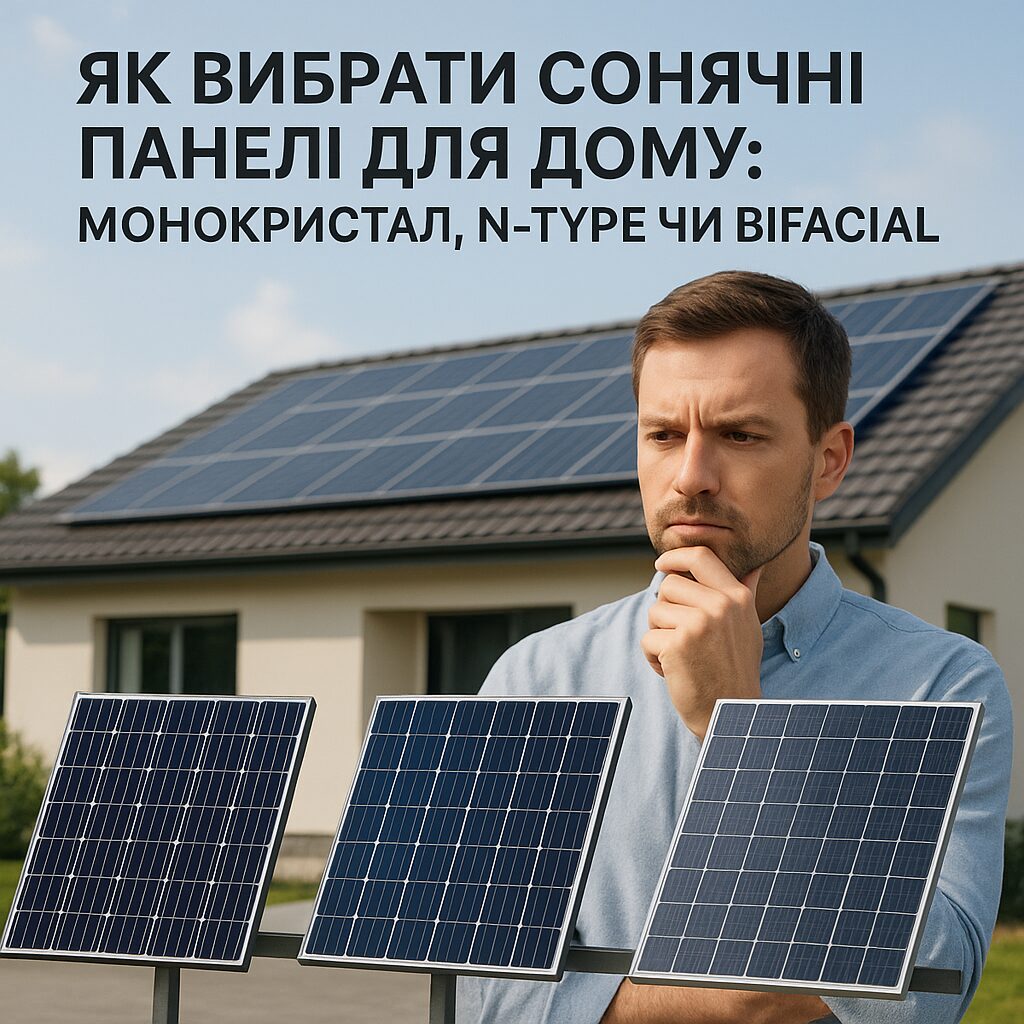 Як вибрати сонячні панелі для дому