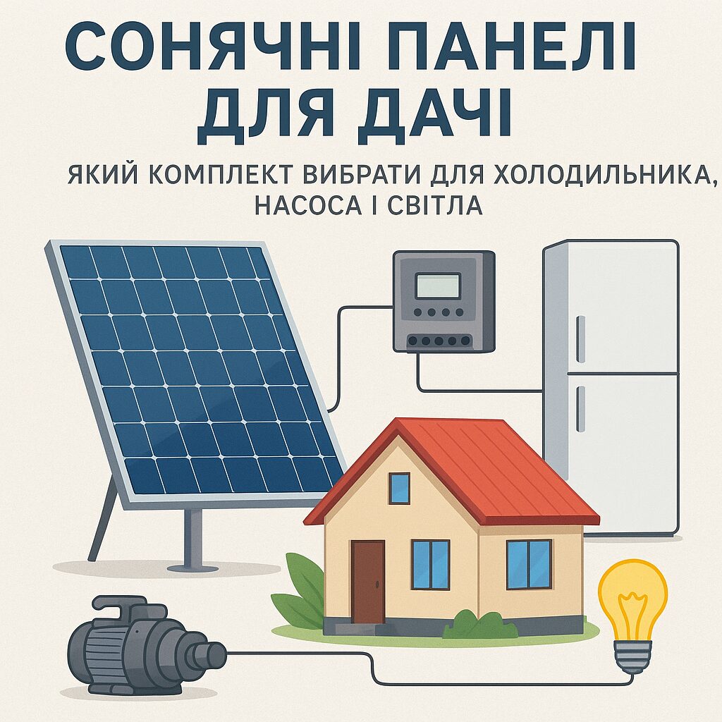 сонячні панелі для дачі
