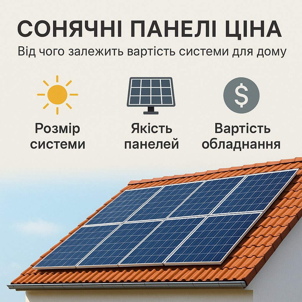 сонячні панелі ціна