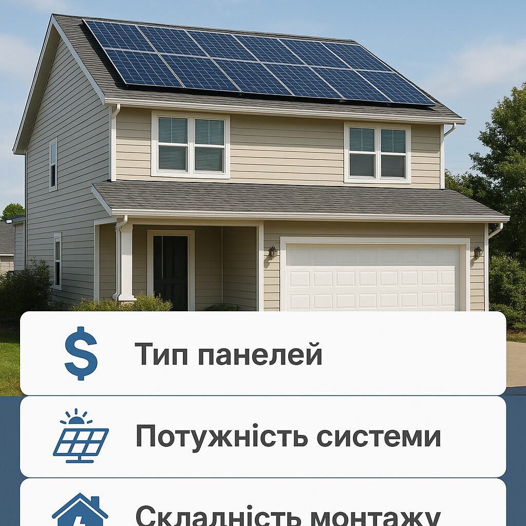 сонячні панелі ціна