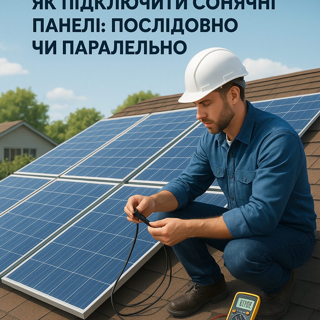 Як підключити сонячні панелі