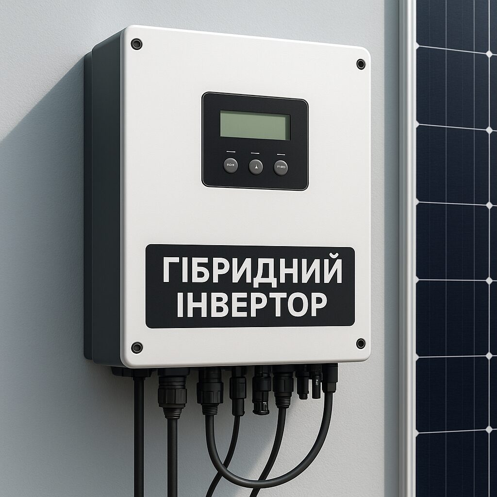 гібридний інвертор для сонячних панелей