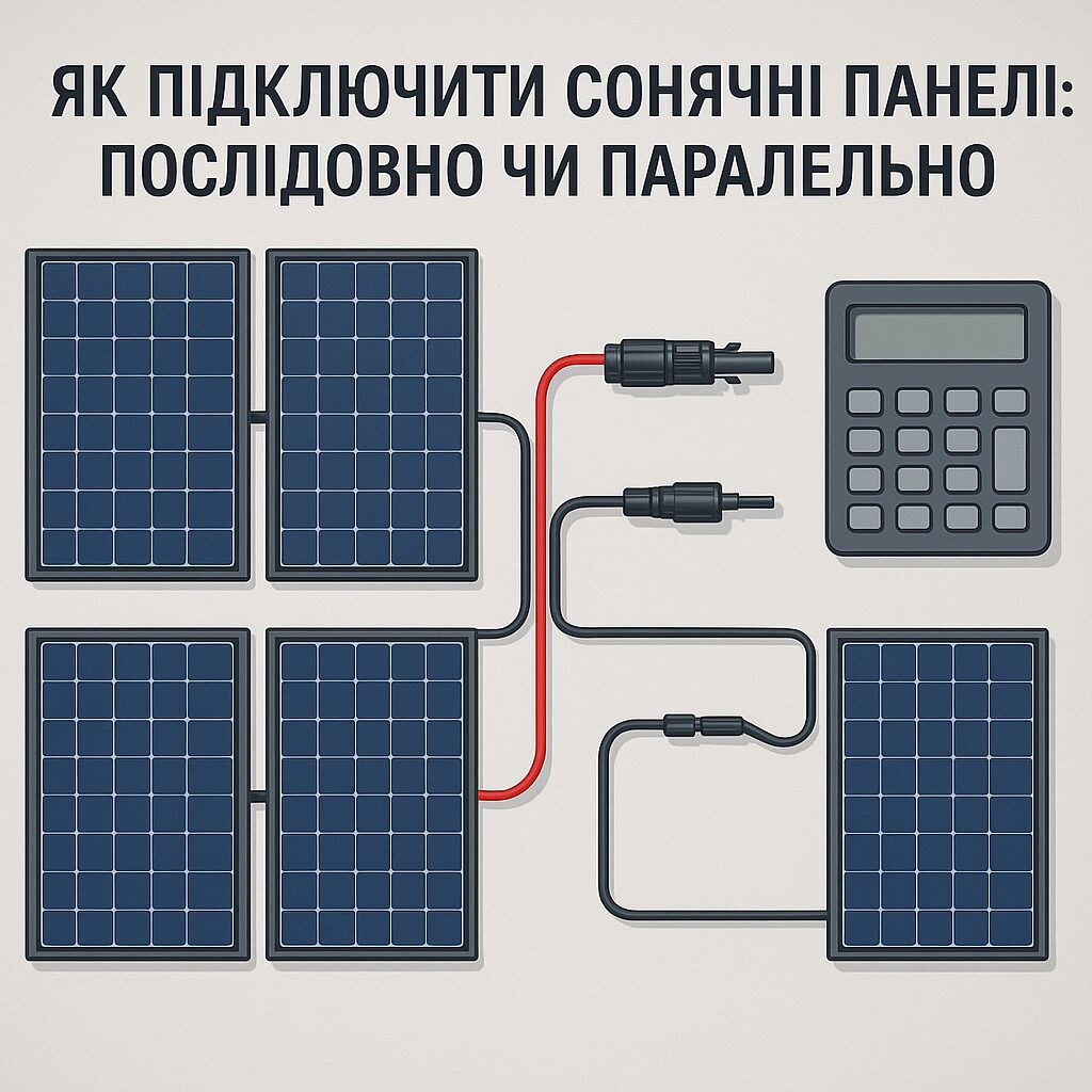 Як підключити сонячні панелі