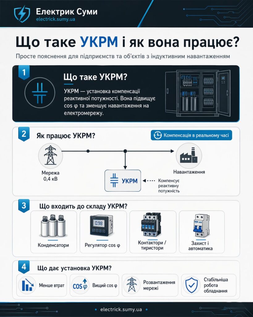 конденсаторні установки УКРМ