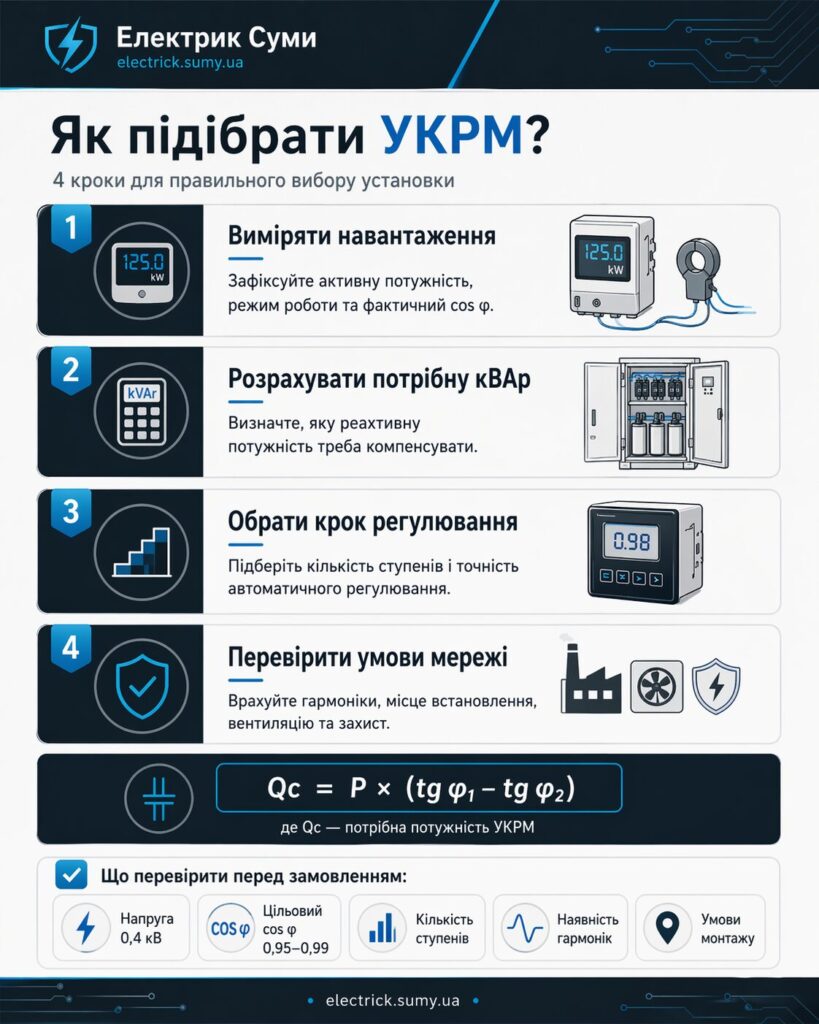 конденсаторні установки УКРМ