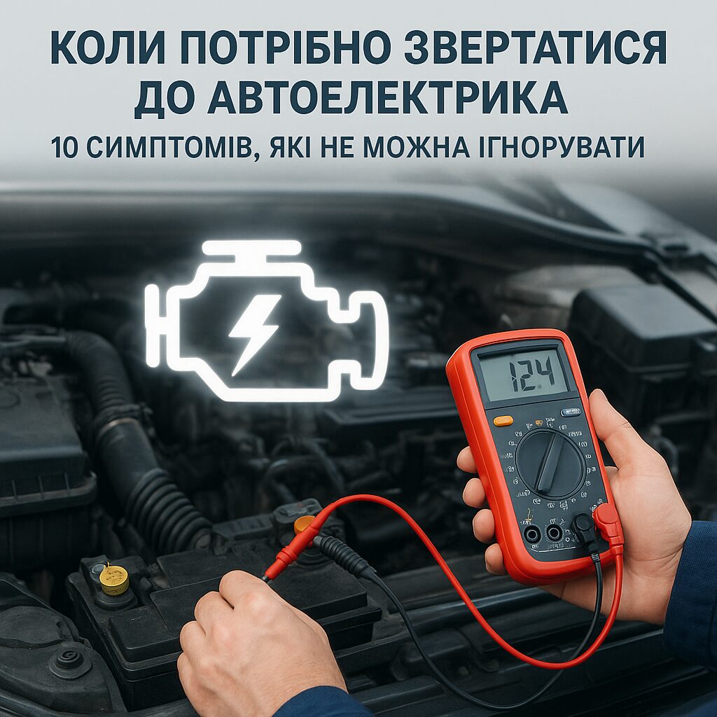 Коли потрібно звернутися до автоелектрика