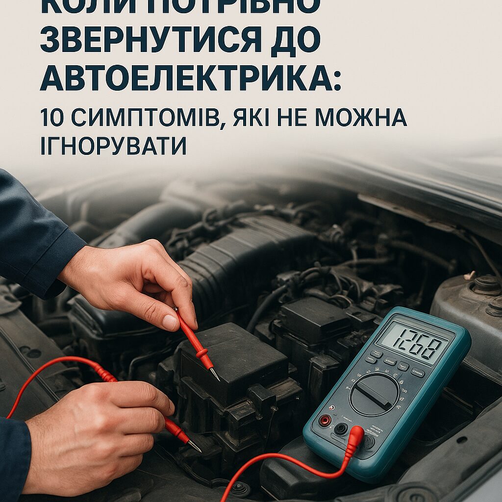 Коли потрібно звернутися до автоелектрика