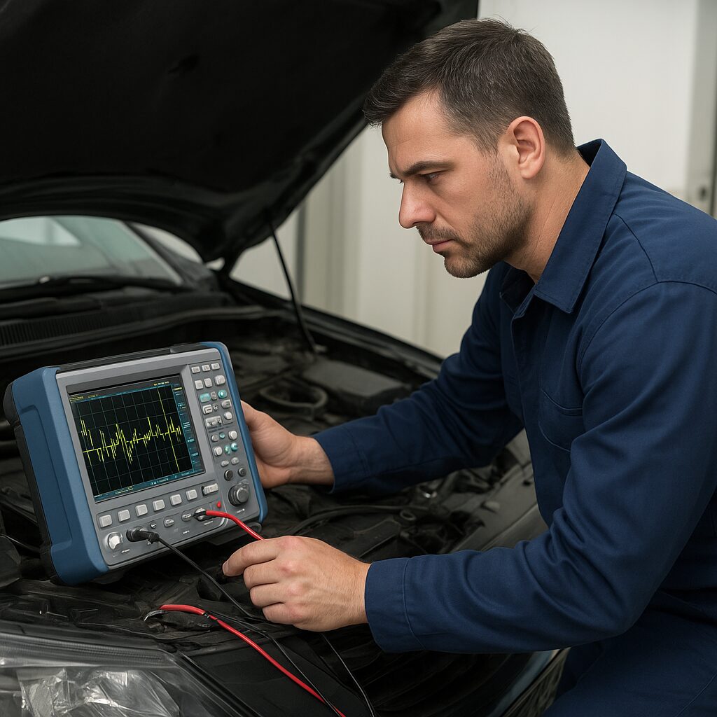 диагностика осциллографом авто