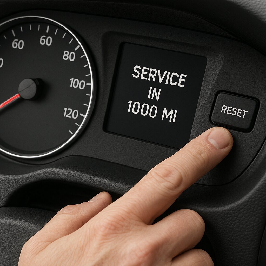 Сброс сервисного интервала