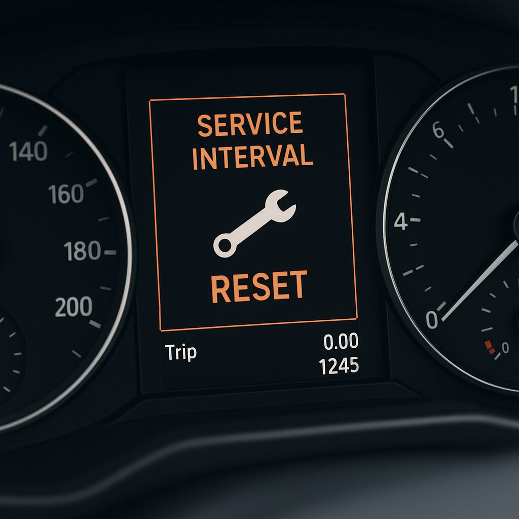 Сброс сервисного интервала