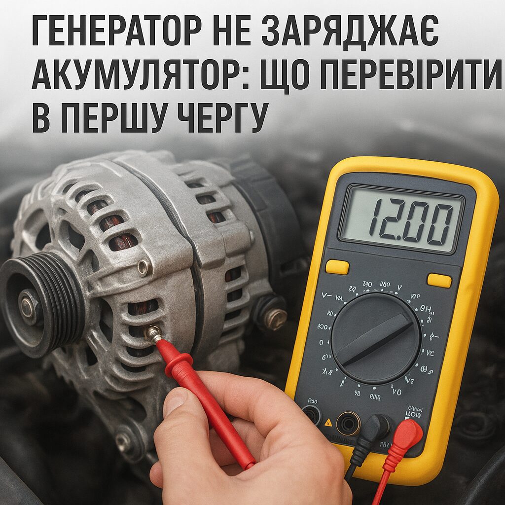Генератор не заряжает аккумулятор