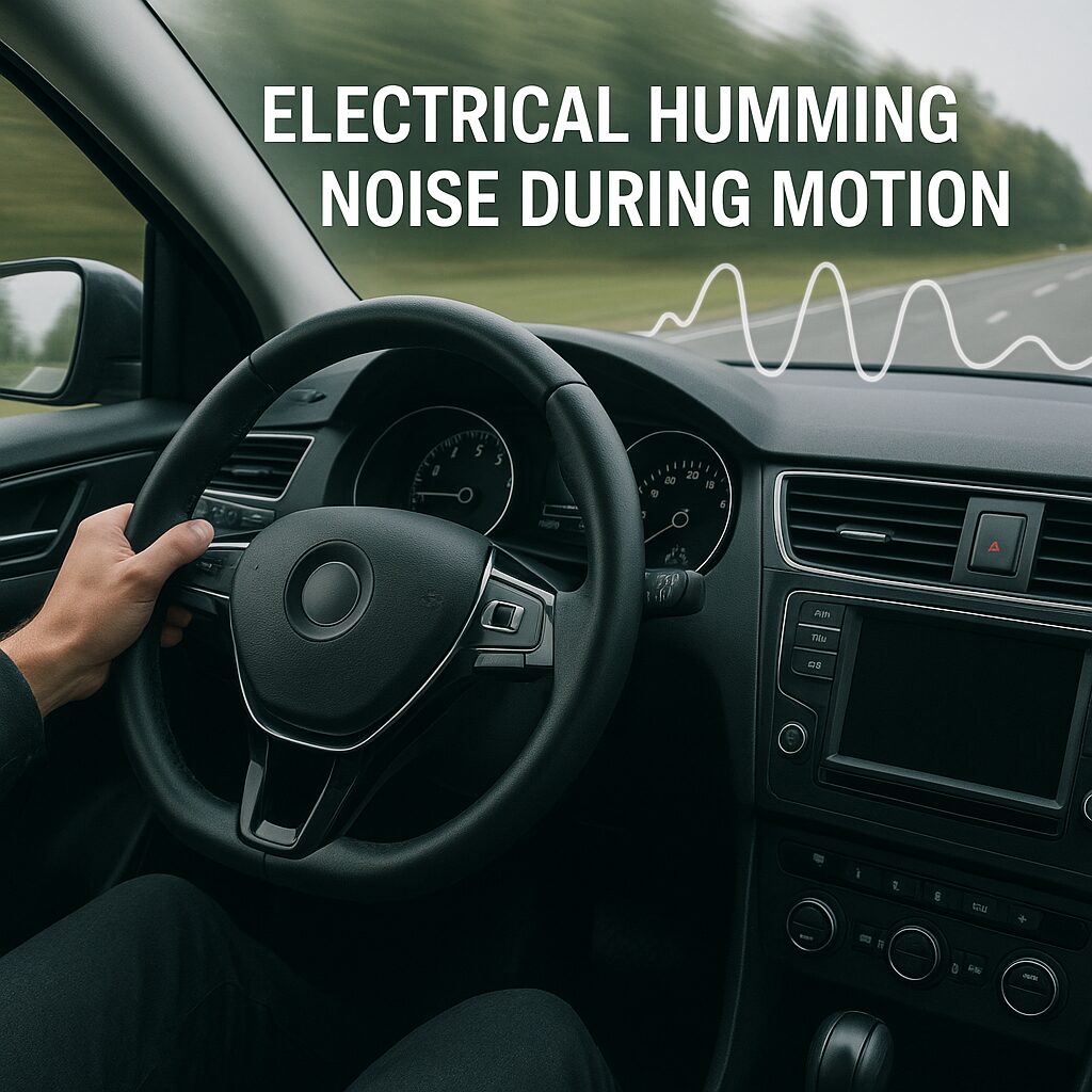 Электрический гул во время движения