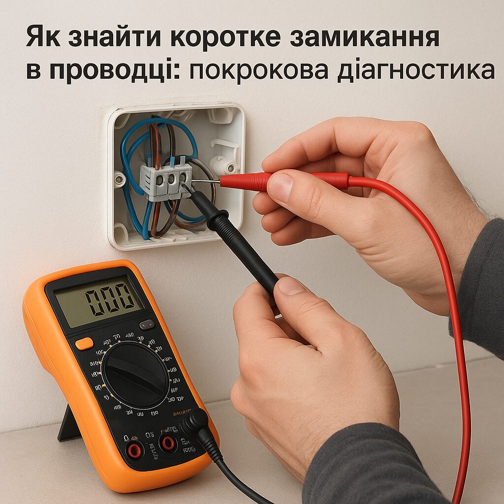 Покрокова діагностика короткого замикання в проводці