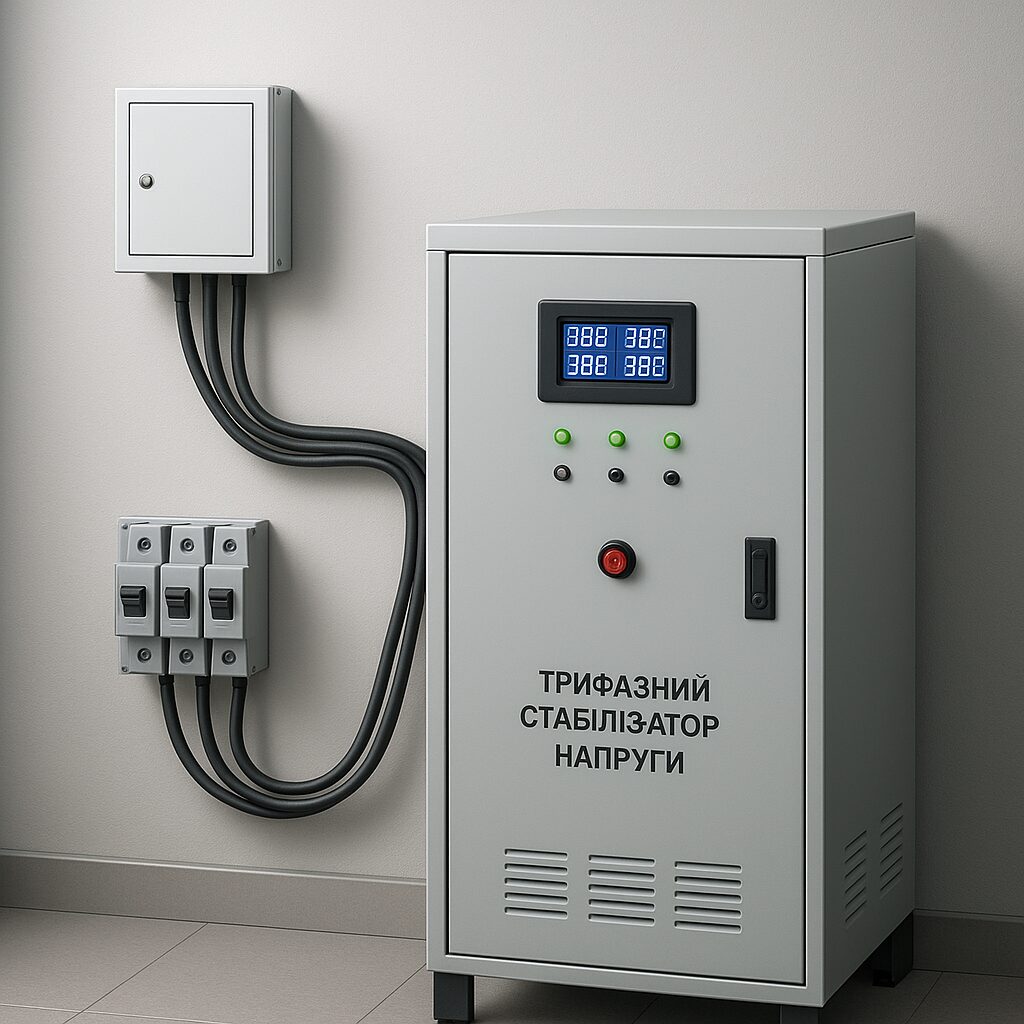 Трехфазный стабилизатор напряжения