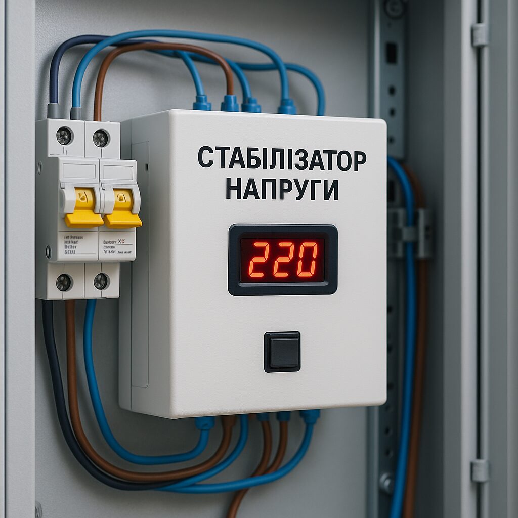 Стабилизатор напряжения в щиток