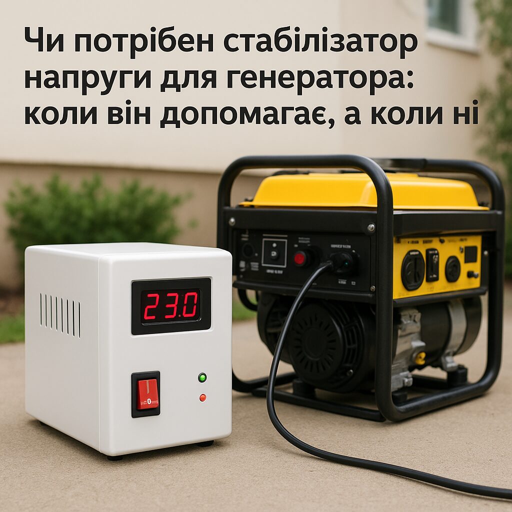 стабилизатор напряжения для генератора