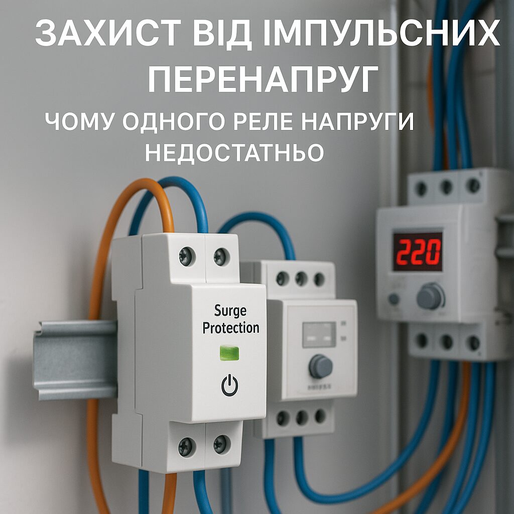 захист від імпульсних перенапруг