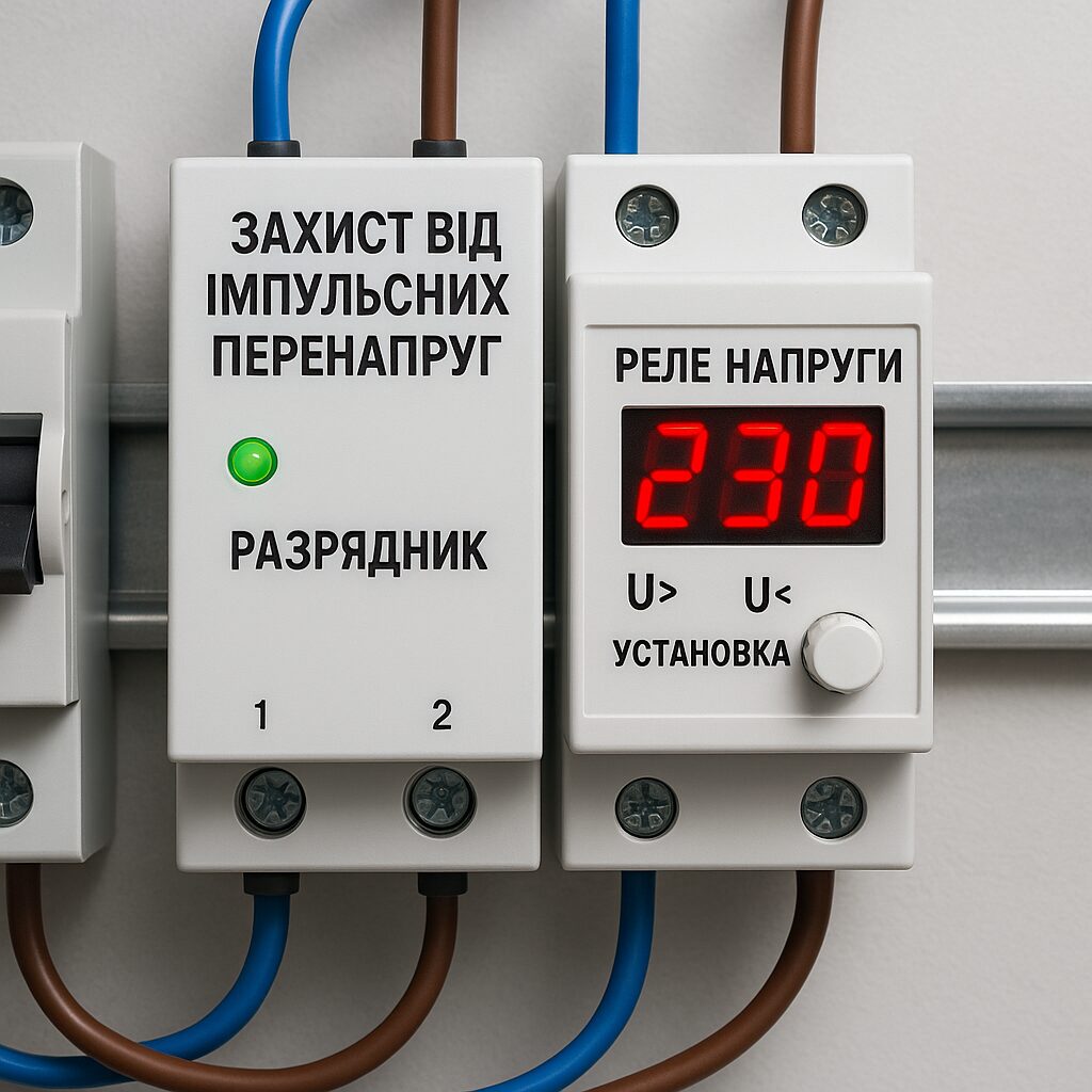 захист від імпульсних перенапруг