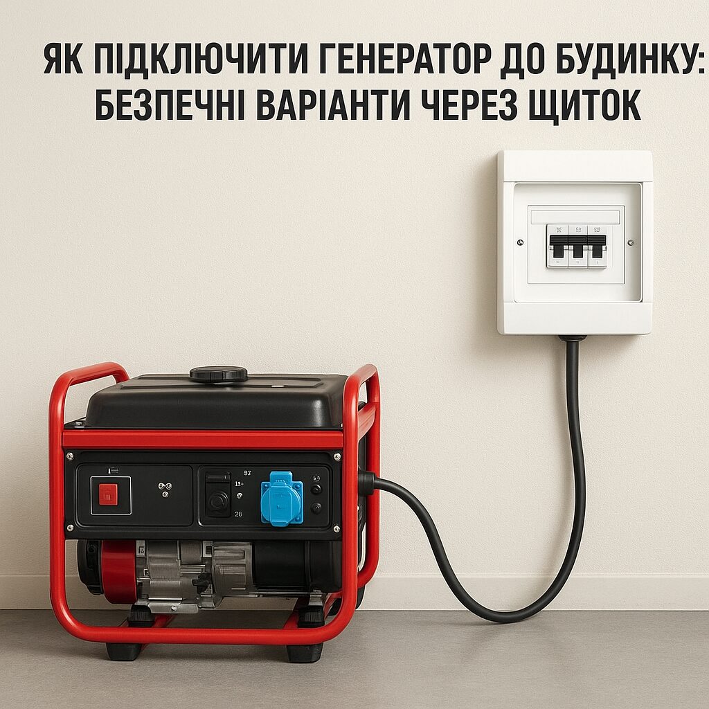 Як підключити генератор до будинку FAQ про підключення генератора до будинку через щиток