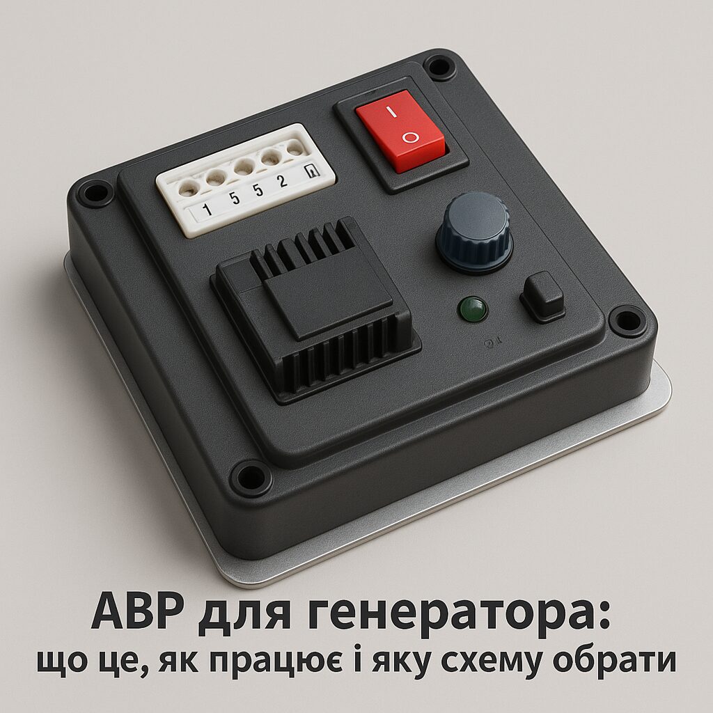 АВР для генератора АВР для генератора і резервне живлення приватного будинку