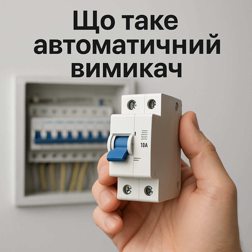 Автоматичний вимикач Автоматичний вимикач у електричній панелі