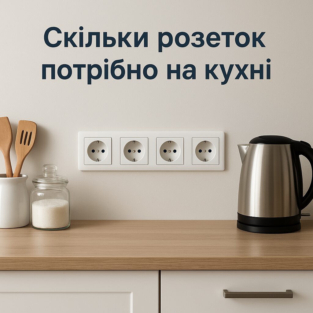 Розетки на кухні Розетки на кухні для електроніки та побутових приладів