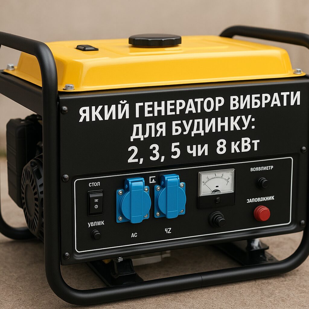 Підключення генератора до будинку Безпечне підключення генератора до будинку через щиток