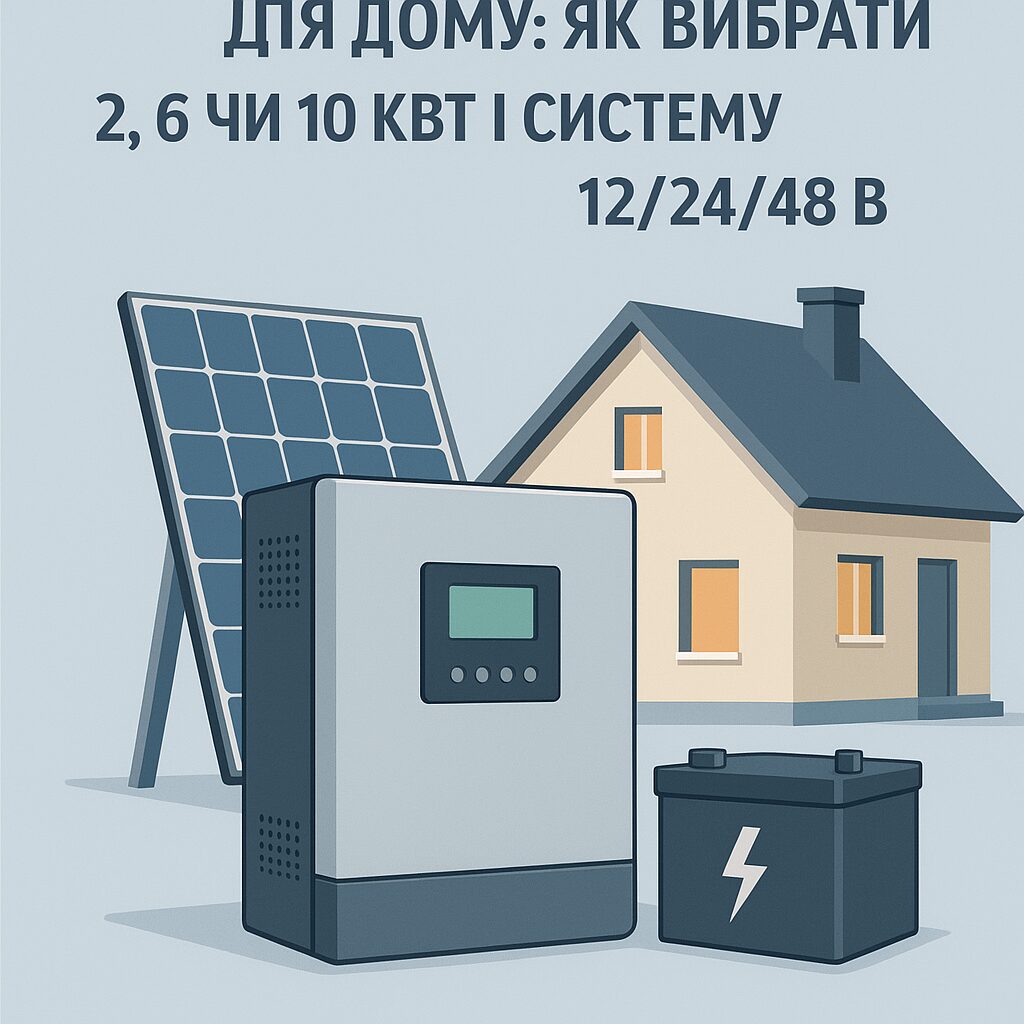 Інвертор для будинку з акумуляторами Гібридний інвертор для будинку з акумуляторами