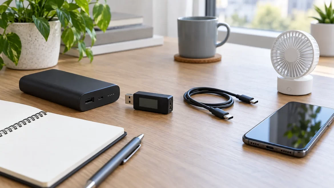 Павербанк і USB-тестер для безпечної перевірки відданої енергії без розбирання