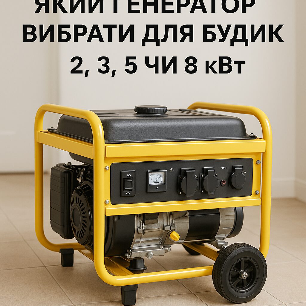 Інверторний чи звичайний генератор для дому Порівняння інверторного та звичайного генератора