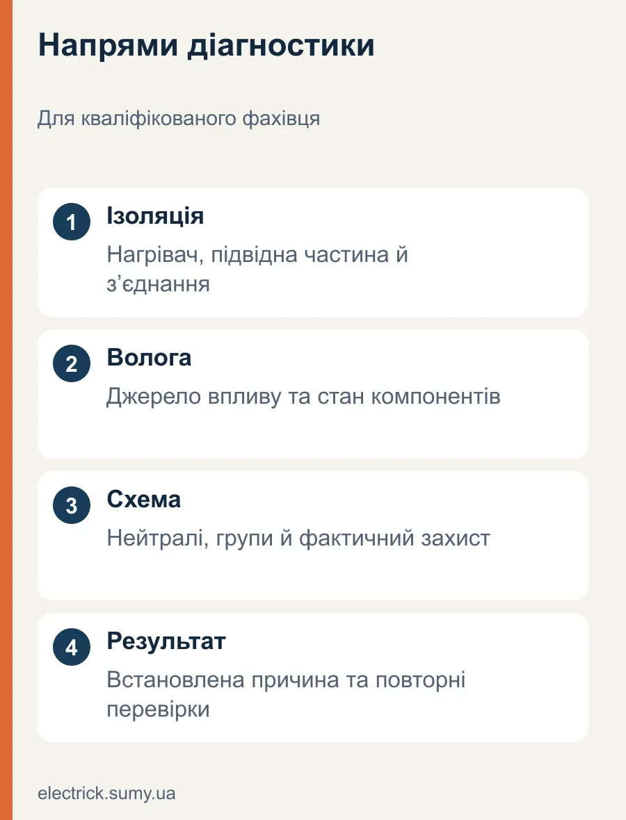 Напрями діагностики. Для кваліфікованого фахівця