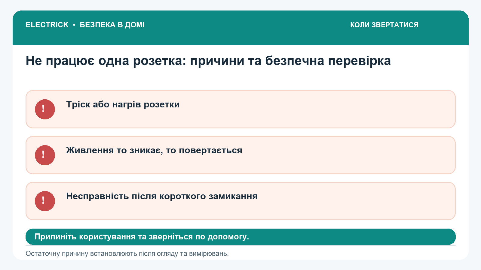 Признаки, когда необходима помощь электрика: Не работает одна розетка: причины и безопасная проверка