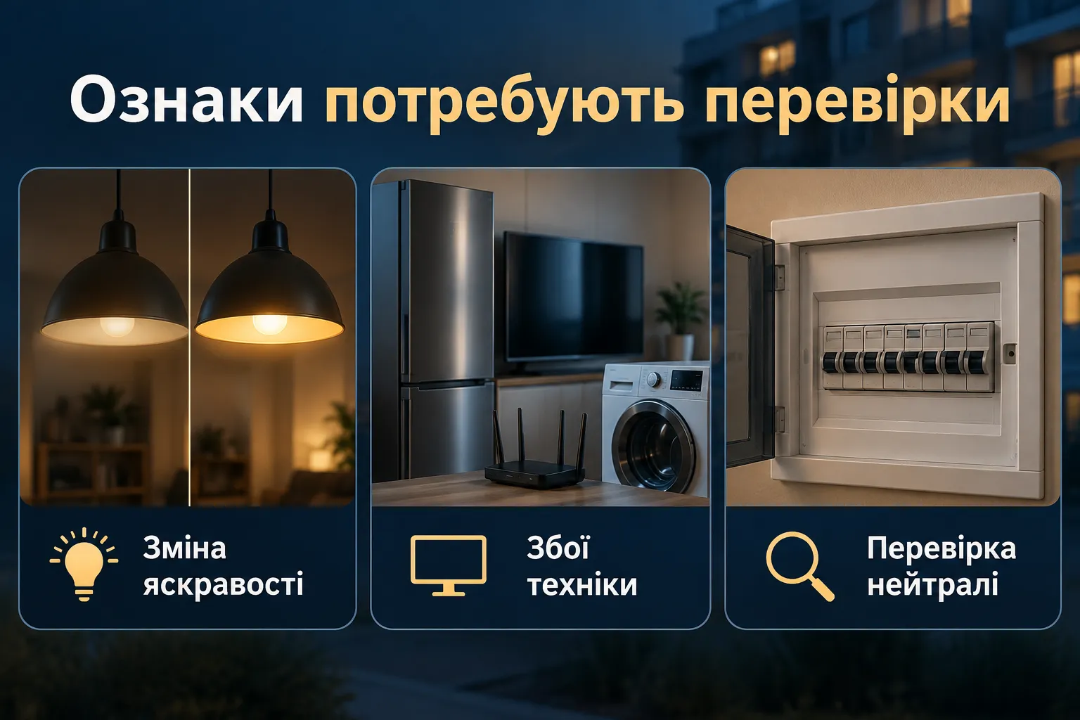 Ознаки порушення нейтралі та професійна перевірка. Інфографіка.