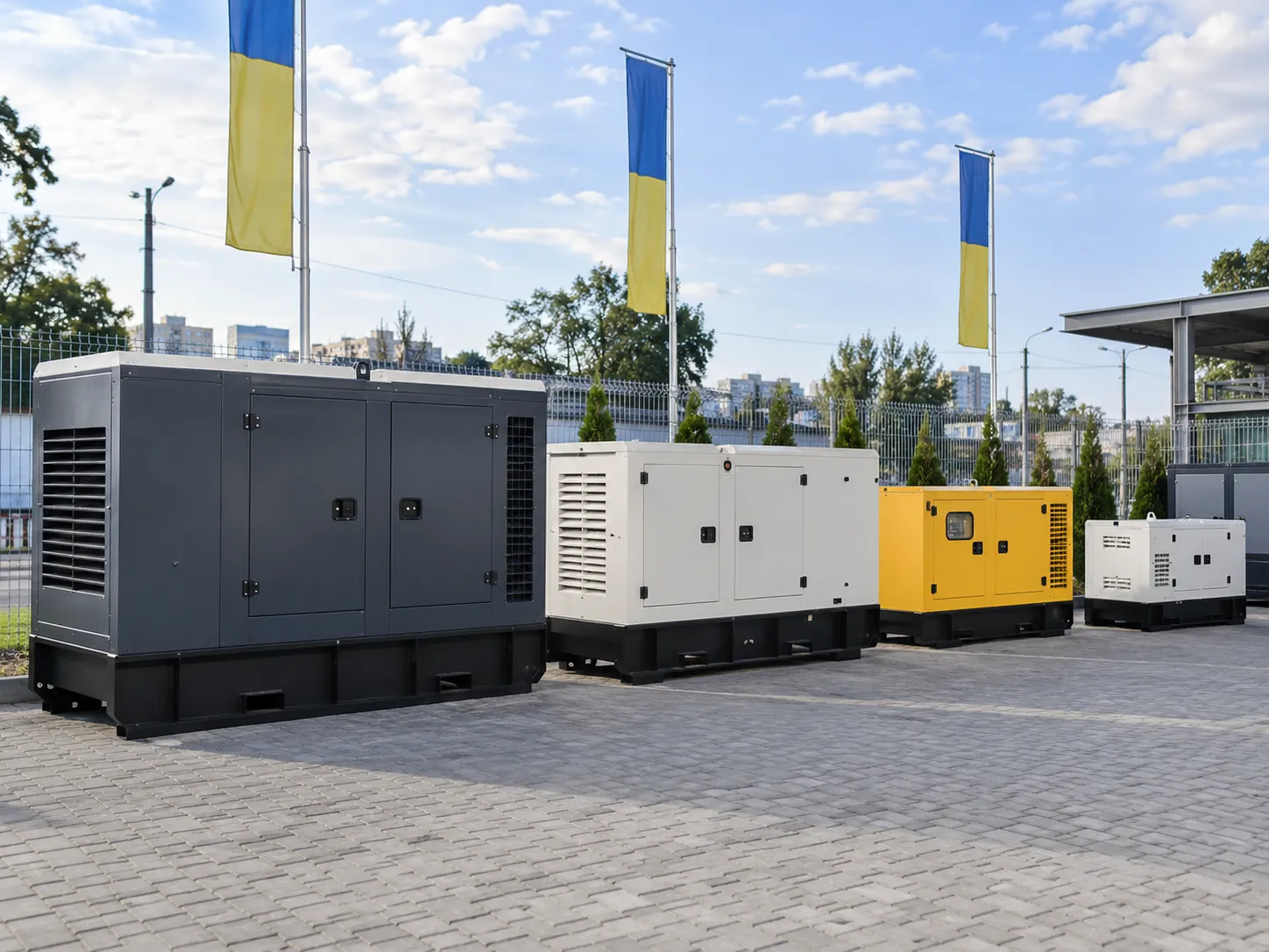 Різні дизельні генераторні установки для порівняння